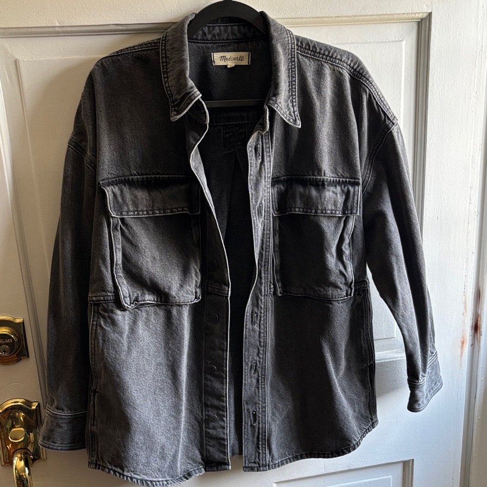 MADEWELL Oversized Denim Shacket